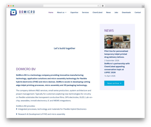 Theme WordPress BohnennWebdesign - domicro.nl