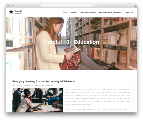 Theme WordPress Shuttle - hn101edu.com