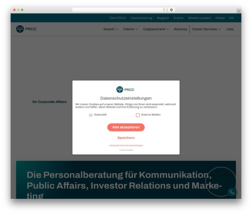 Theme WordPress triggercode Theme - prcc-personal.de