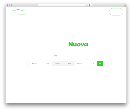 Vehica WordPress website theme - giacobbeautomobili.com