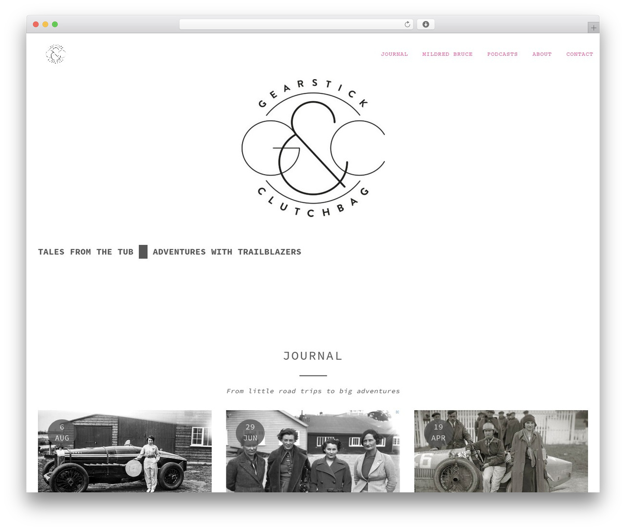 WordPress theme Teletype Plus - gearstickandclutchbag.com