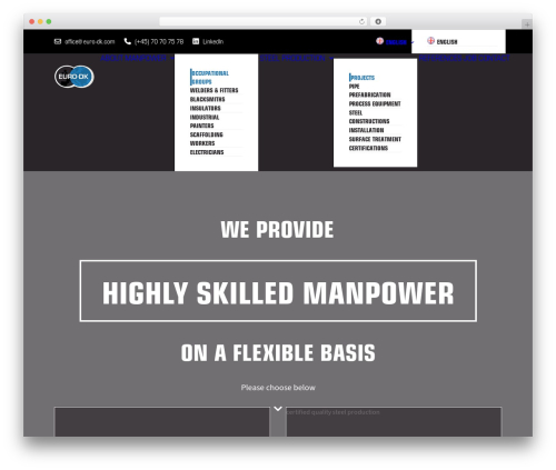 WordPress theme Uncode - euro-dk.com