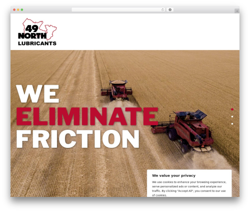 WordPress theme web3 - 49northlubricants.com