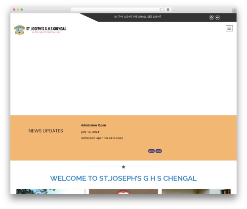 WP theme university | Shared by themes24x7.com - sjghs.com