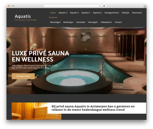 Creātus WordPress theme - aquatis.be