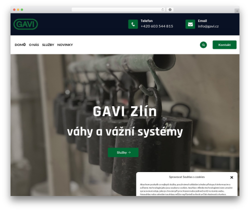 devien premium WordPress theme - gavi.cz