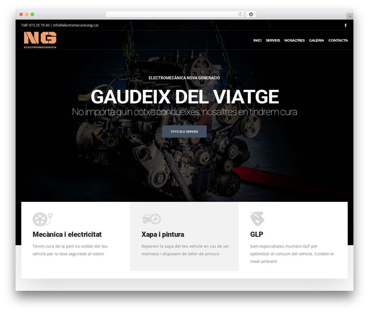 DFD Native best WordPress theme - electromecanicang.cat