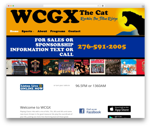 Divi WordPress theme - wcgx.rocks