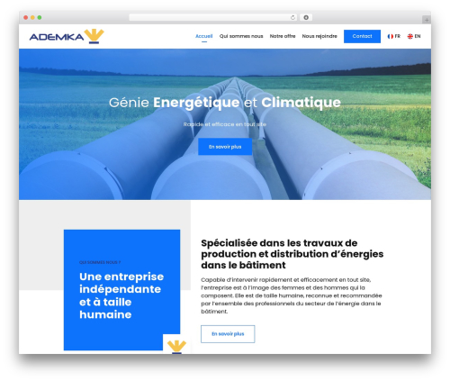 Element premium WordPress theme - ademka.fr