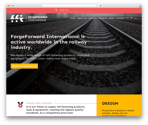 ForgeForward WP theme - forgeforwardinternational.com