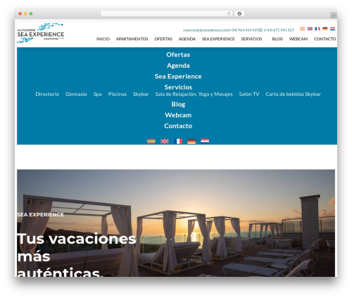 PStudio Starter WordPress theme - alcossebreseaexperience.com