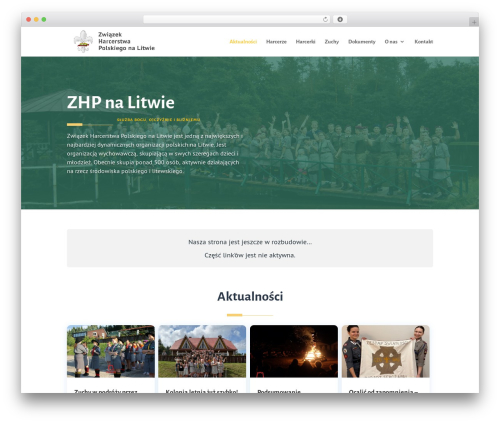 Theme WordPress Divi - zhpnl.lt