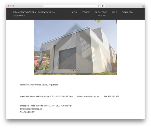 Theme WordPress Divi - javieralonsodavila.com