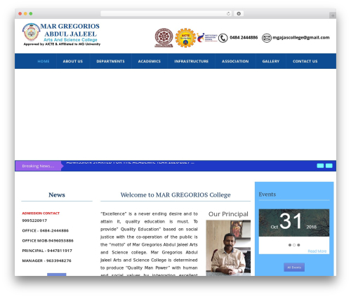 university | Shared by themes24x7.com theme WordPress - margregoriosajcollege.com