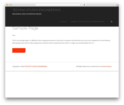 WordPress theme Architectonic - techno-studio.com WordPress theme Architectonic - techno-studio.com