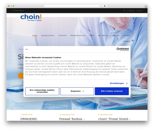 WordPress theme Fluid - choin.net