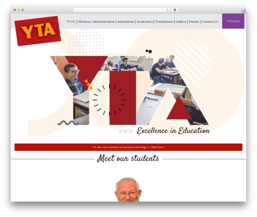 WordPress theme Frame - yta.org.il