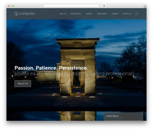 WordPress theme Grecko - compass-cap.com
