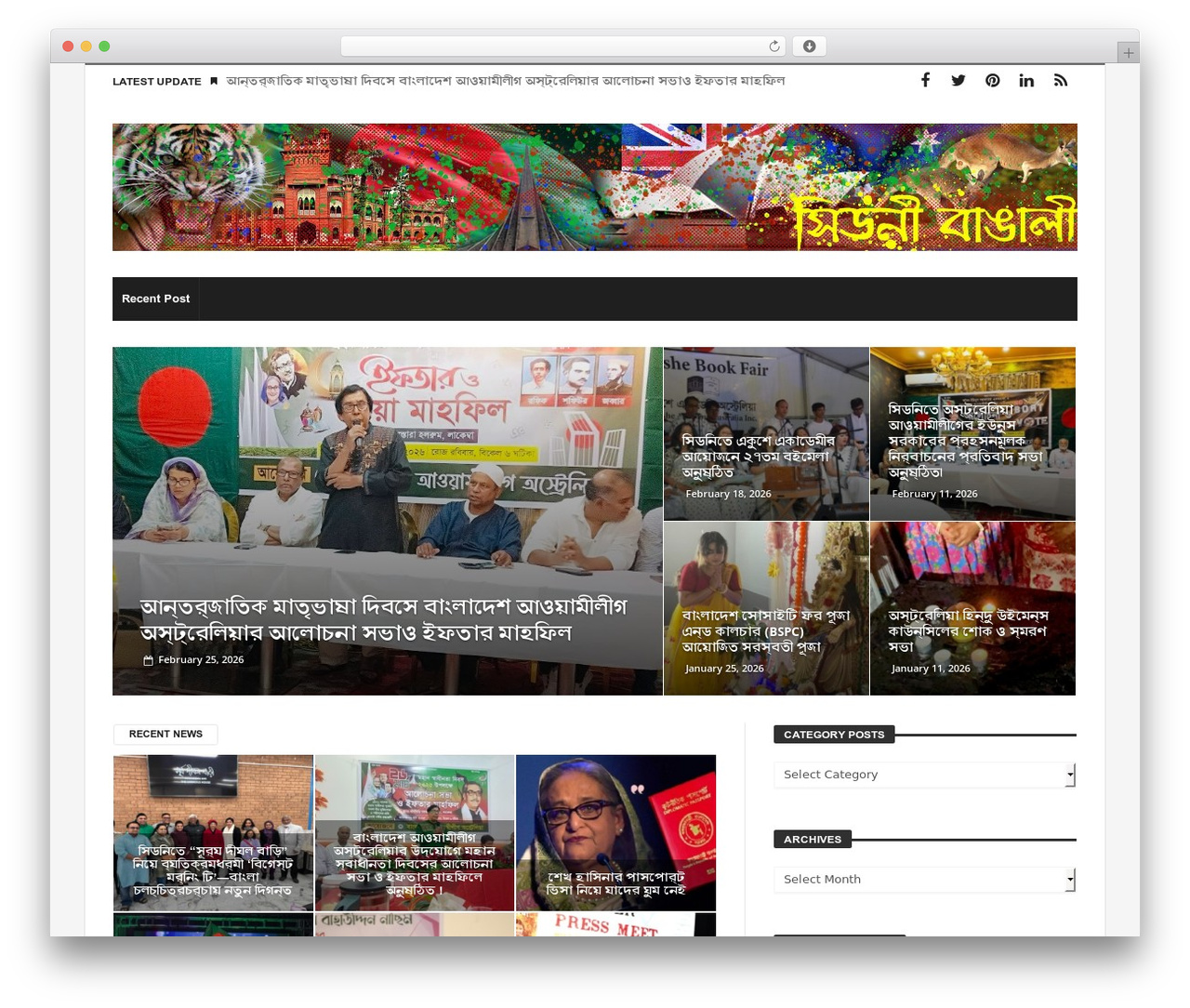 WordPress theme Magic - sydneybengalis.com