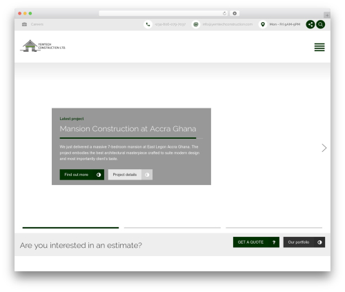 Reconstruction WordPress plugin - yemtechconstruction.com