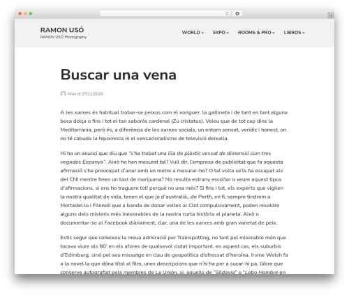 Atomic Blocks WordPress theme - ramonuso.com