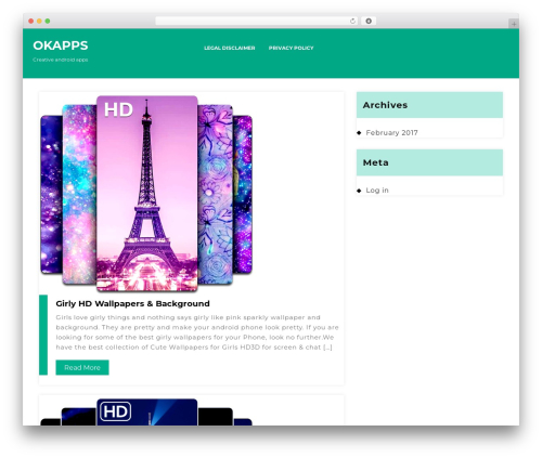 BB Mobile Application WordPress theme - okappz.com