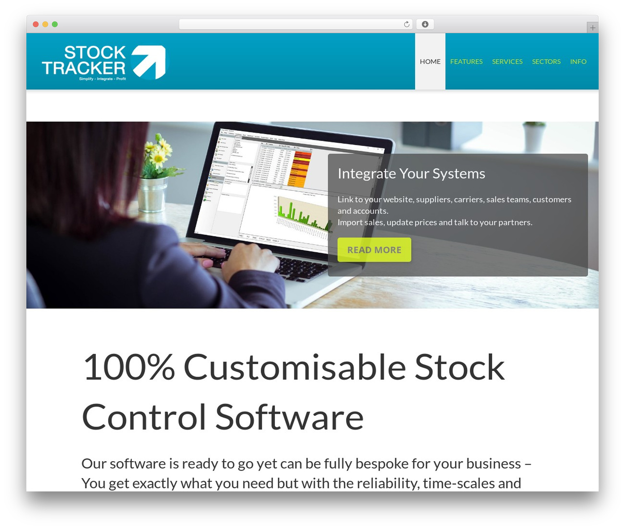 Cherry Framework WordPress theme - stock-tracker.co.uk