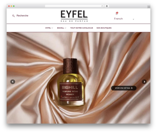 Funio WordPress theme - eyfelparfum.sn