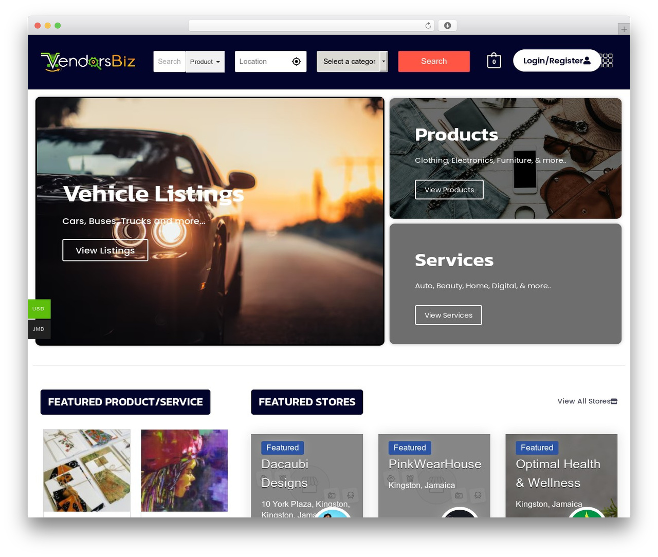 Hello Elementor theme WordPress - vendorsbiz.com