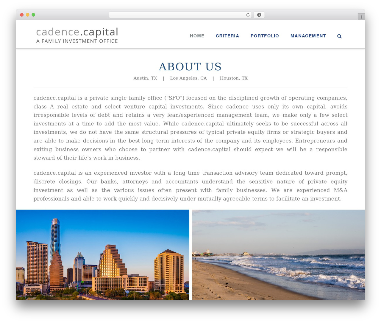 Pro WordPress theme - cadence.capital