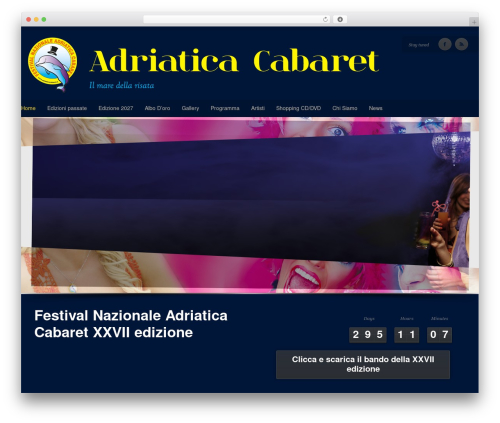 Theme WordPress Eventor - adriaticacabaret.it