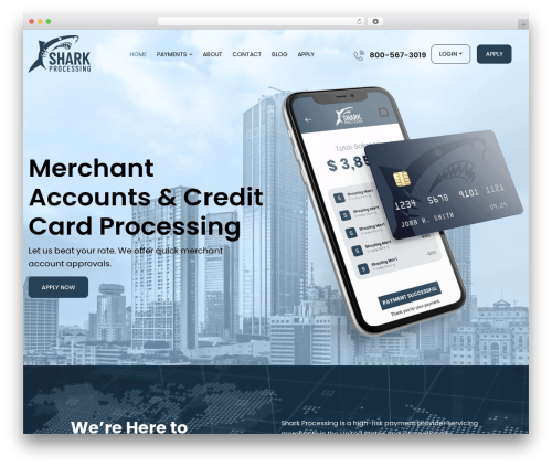 Theme WordPress Shark Processing 2022 - sharkprocessing.com