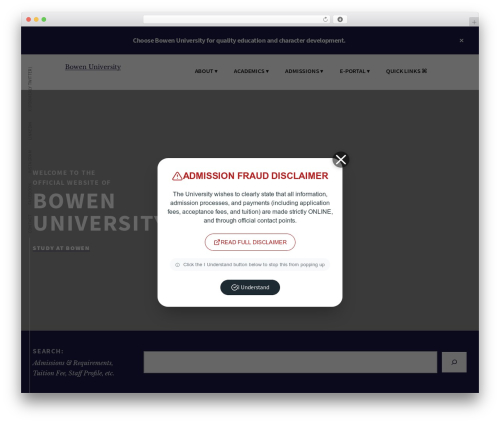WordPress theme Authority Pro - bowen.edu.ng