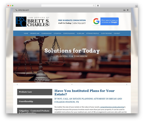 WordPress theme Beacon Theme - brettcharleslaw.com