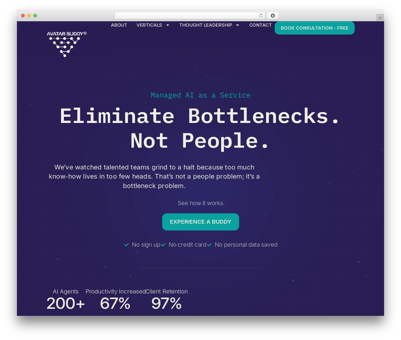 WordPress theme Hello Elementor - avatarbuddy.co
