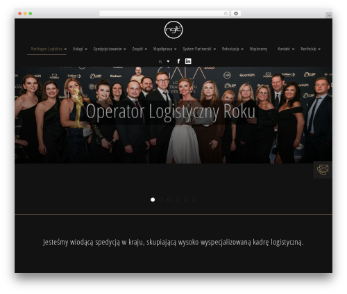 WordPress website theme Northgate - northgatelogistics.pl
