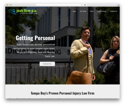 WP theme Lambda - joshfirm.com