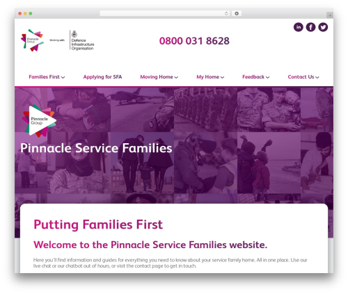Class Creative Theme theme WordPress - pinnacleservicefamilies.co.uk
