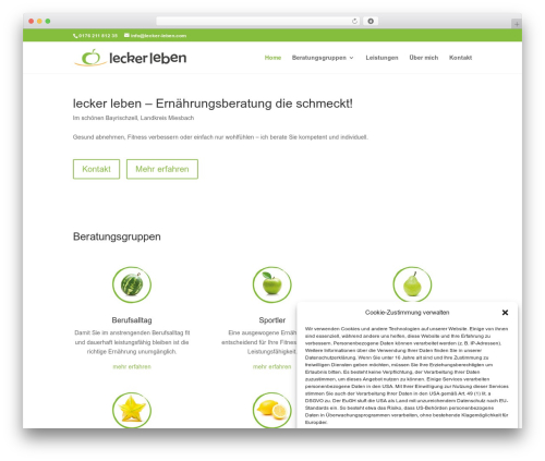 Bm divi gdpr WordPress plugin - lecker-leben.com