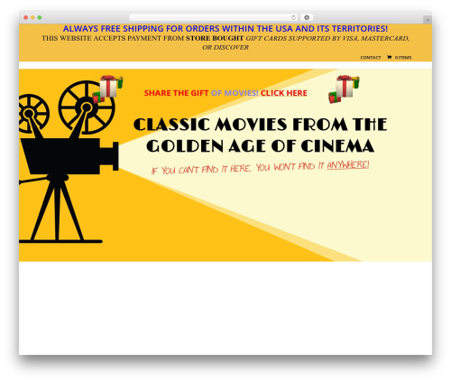 Divi WordPress theme - richardsoldmovies.com