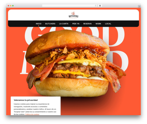 Eatsy best restaurant WordPress theme - www.butcherszone.com
