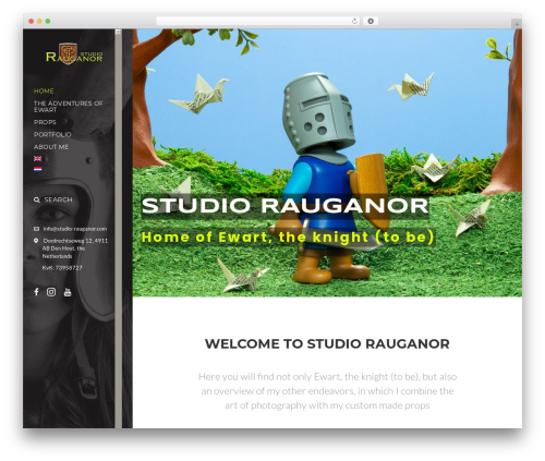 Flora WordPress theme - studio-rauganor.com