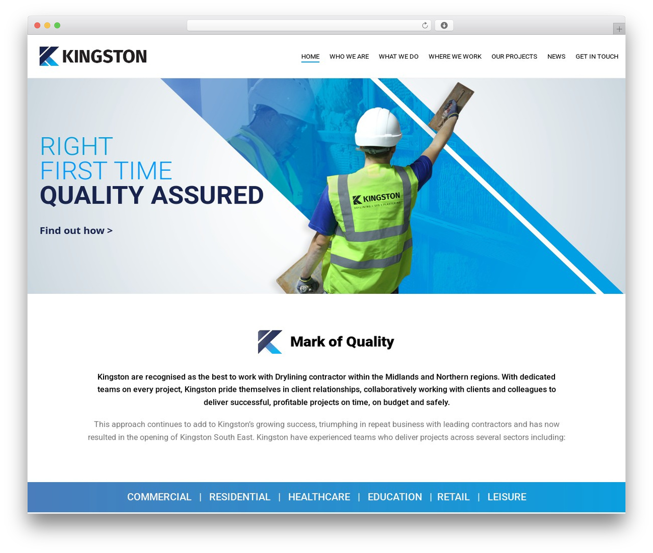Jupiter WordPress theme - kingstondrywall.co.uk