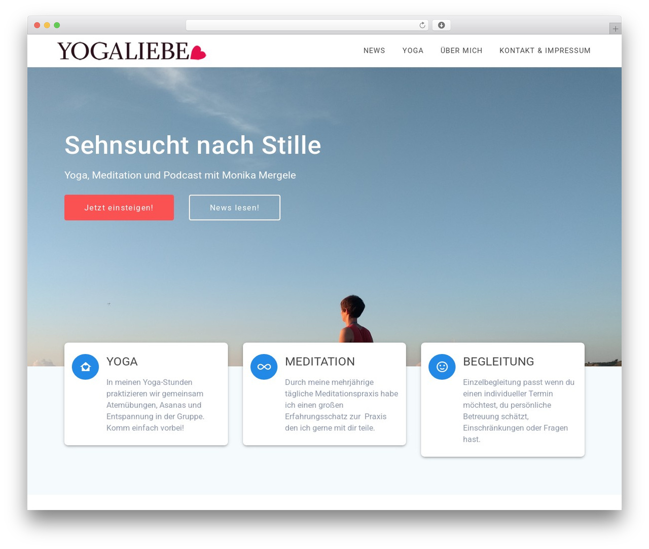 Materialis theme WordPress - yogaliebe.net