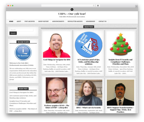 MintWP WordPress theme - uiipa.org