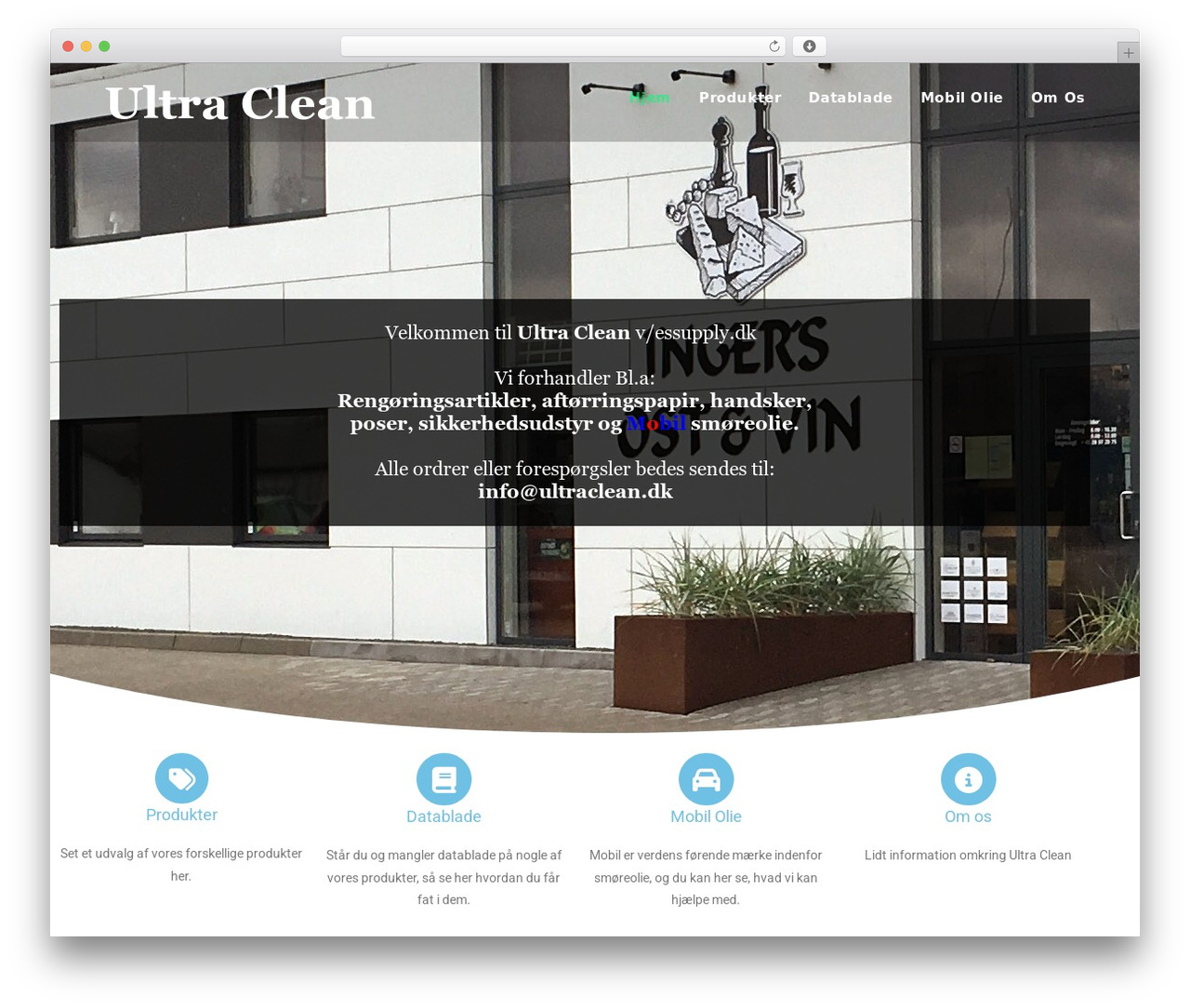 OceanWP WordPress theme - ultraclean.dk