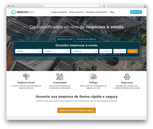 SS theme WordPress - negociosbrasil.com.br