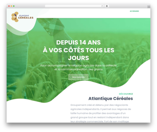 Starter Theme WP theme - atlantique-cereales.com