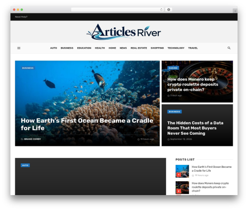 The Next Mag theme WordPress - articlesriver.com
