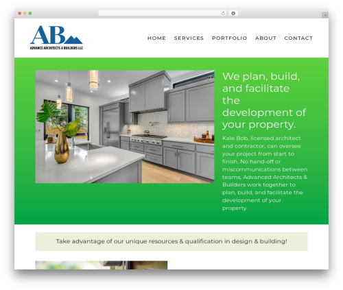 WordPress theme advarchi - advancearchitectshi.com